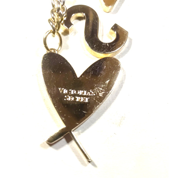 Victoria Secret Keychain Purse Clip Pink Gold Tone Love Romance - Picture 5 of 5